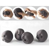 EQLEF® 1Pcs Lustige Neuheit-Geschenk der japanischen Gadgets Vent menschliches Gesichts-Kugel Anti-Stress-Scented Caomaru Toy Geek Gadget Vent Spielzeug